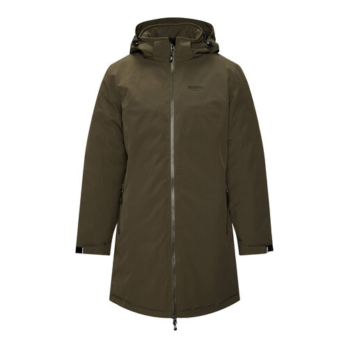 Nordberg Nordberg Helga - lange Winterjacke - Damen - Armee - Größe L.