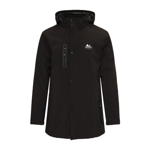 Nordberg Nordberg ANDRE - Lange Winterjas - Heren - Zwart - Maat 4XL Nordberg Nordberg ANDRE - Lange Winterjas - Heren - Zwart - Maat 4XL