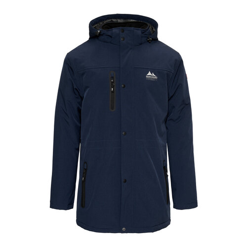 Nordberg Nordberg ANDRE - Lange Winterjas - Heren - Navy - Maat 4XL Nordberg Nordberg ANDRE - Lange Winterjas - Heren - Navy - Maat 4XL