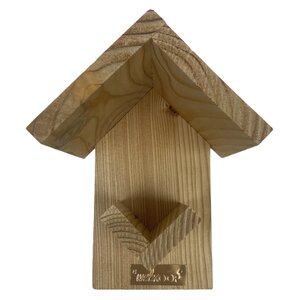 Birdhouse wood 12.5 x 13.5 x 18 cm