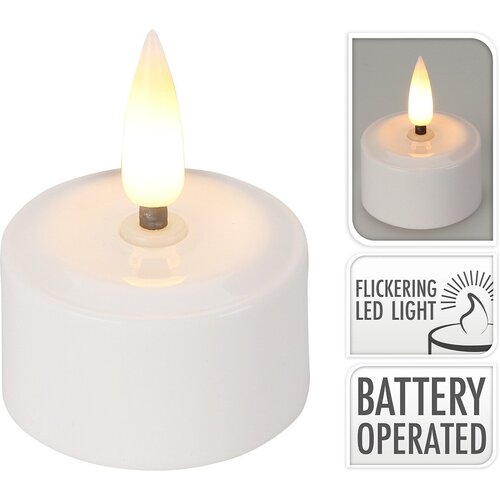 Tesaliers avec LED et chargeur - Ø4cm - 4 pièces Tesaliers avec LED et chargeur - Ø4cm - 4 pièces