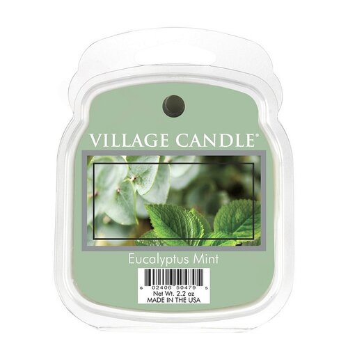 Village Candle Village Candle Geurwax Eucalyptus Mint 3 X 8 X 10,5 cm Groen