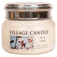 Village Candle scented candle Pure Linen 8 x 9.5 cm Wax/Glass white