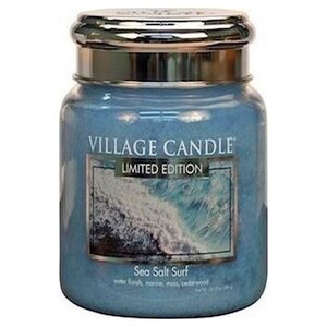 Village Candle Village Candle - Sea Salt Surf - Medium Candle - 105 Branduren