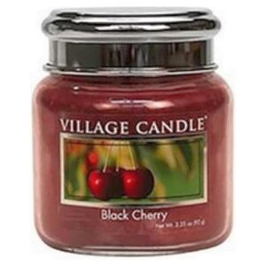 Village Candle Village Candle - Black Cherry - Mini Candle - 25 Branduren