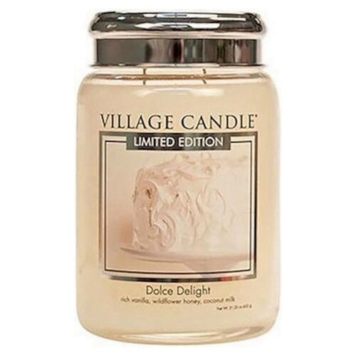 Village Candle Village Candle Kaars Dolce Delight 10 X 15 cm Wax Crème