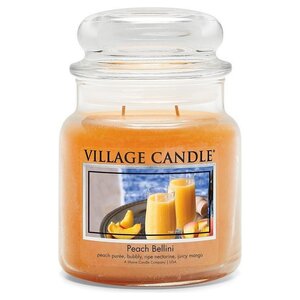 Village Candle Village Candle – Peach Bellini – Mittlere Kerze – 105 Brennstunden