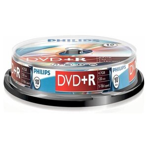 Philips DR4S6B10F/17 lege dvd 4,7 GB DVD+R 5 stuk(s)