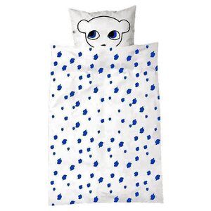 Luckyboysunday Luckyboysunday Coup de couette souris 100 x 70 cm blanc / bleu