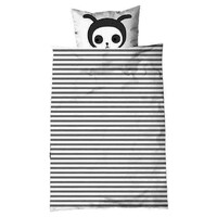 LuckyBoysunday Duvet Cover Nulle 100 x 70 cm weiß/grau