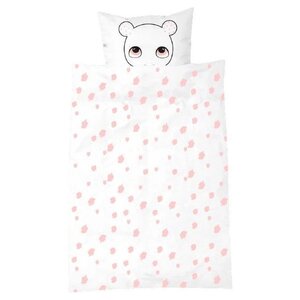 Luckyboysunday Copripiumino Luckyboysunday Bunty 140 x 100 cm Bianco/rosa