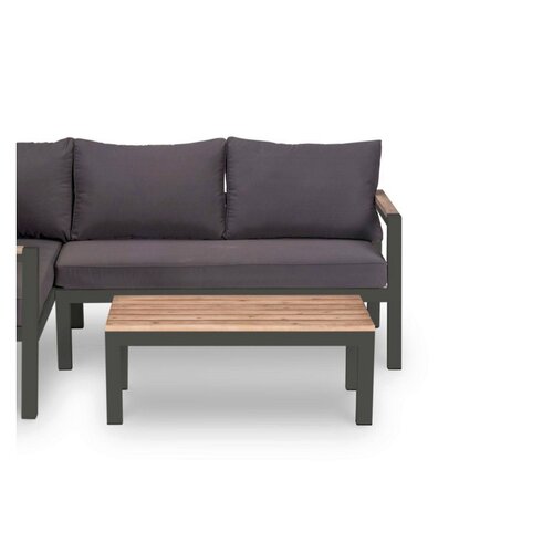 Mondial Living 4-persoons Loungeset Firenza | Hoekset incl. acacia houten tafel