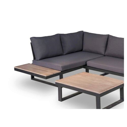 Mondial Living Loungeset Titan | Hoekset incl. Acacia houten tafel