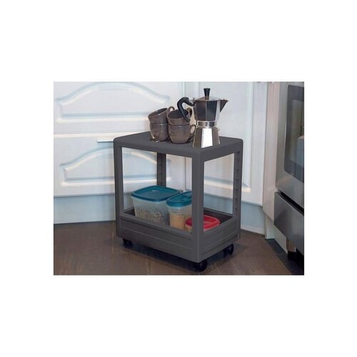 EDA Eda Kitchen Trolley Grey 28 x 42 x 44 cm - Plastique