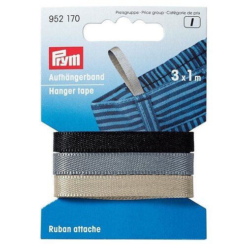 Prym Bond de boucle beige, gris, noir