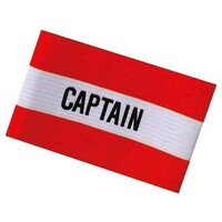 Aanvoerdersband Captain Rood/Wit Senior