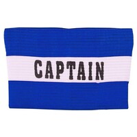 Aanvoerdersband Captain Blauw/Wit Junior