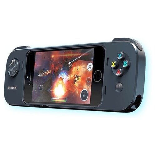 Logitech Powershell Controller voor Iphone 5, Iphone 5S Of Ipod Touch (5E Gen) - Zwart