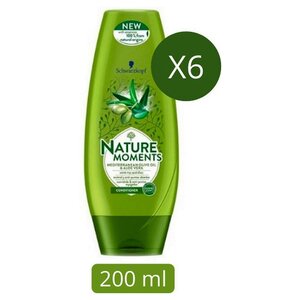 Schwarzkopf Olive Huile & Aloe Vera Conditionneur - 6 x 200 ml