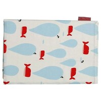 Pericles bed circumference ocean cotton 180 x 135 cm white/blue/red