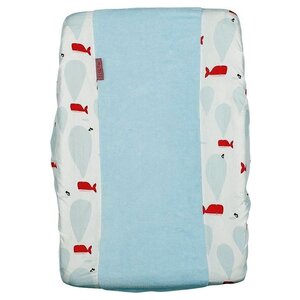 Pericles Funda cambiador Pericles Ocean 70 cm Azul claro/Blanco Pericles Funda cambiador Pericles Ocean 70 cm Azul claro/Blanco