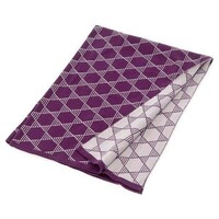 Smallstuff Babydeken Gebreid Sterren 70 X 100 cm Aubergine