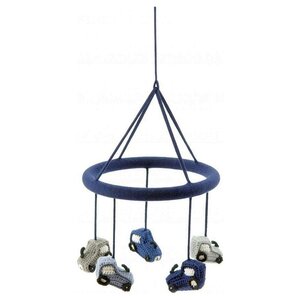 Smallstuff Mobile Trattori lavorati a maglia 23 cm Multicolore Smallstuff Mobile Trattori lavorati a maglia 23 cm Multicolore