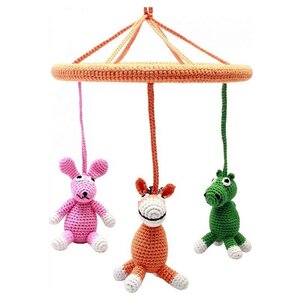 NatureZOO Naturzoo Mobile (rabbit, donkey, camel) Junior 24 cm Multicolor