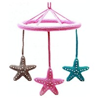 Naturzoo Mobile Starfish Crochet Girls 24 cm Multicolor