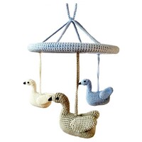 Naturzoo Mobile Swans Crochet Junior 24 cm Multicoloror