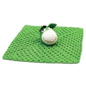 NatureZOO NatureZOO Coperta in Stoffa Asinello all'Uncinetto 10 cm Verde NatureZOO NatureZOO Coperta in Stoffa Asinello all'Uncinetto 10 cm Verde