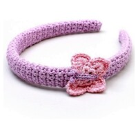 Naturzoo Hair band / Diadem for Baby Butterfly Purple / Pink