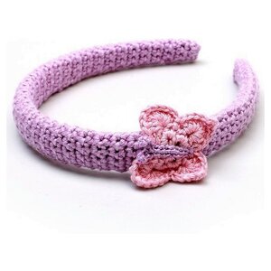 NatureZOO Naturzoo Hair band / Diadem for Baby Butterfly Purple / Pink