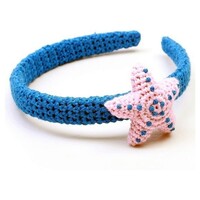 Naturzoo Haarband / Diadem für Baby Star Blue / Pink