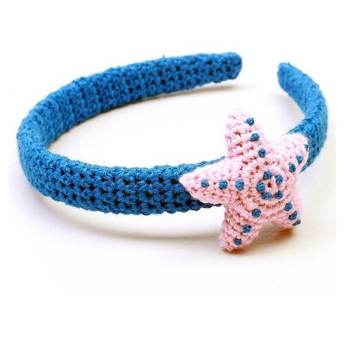 NatureZOO Naturzoo Hair band / Diadem for Baby Star Blue / Pink