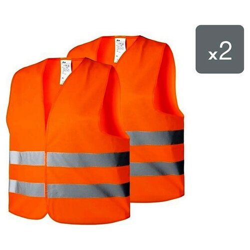 Viette de sécurité Orange senior par 2