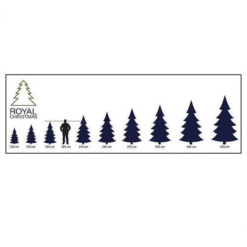 Royal Christmas Royal Christmas® Künstlicher Weihnachtsbaum Dakota 210 cm | Leicht verschneit