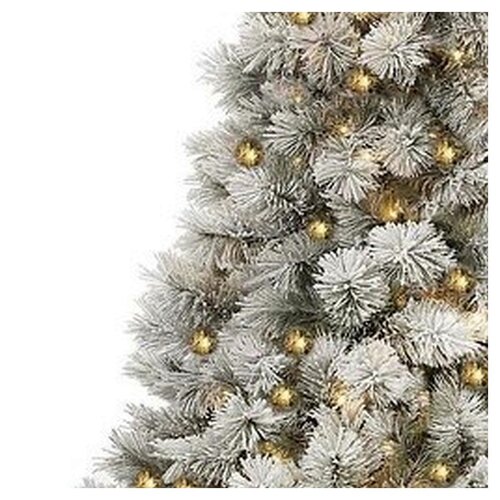 Royal Christmas Royal Christmas® Arbre de Noël artificiel Chicago 210 cm avec neige | Y compris l'éclairage LED