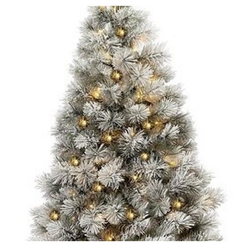 Royal Christmas Royal Christmas® Arbre de Noël artificiel Chicago 240 cm avec neige | Y compris l'éclairage LED