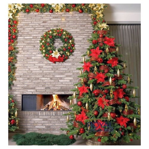 Royal Christmas Kunstkerstboom Spitsbergen 180 cm avec LED + adaptateur intelligent