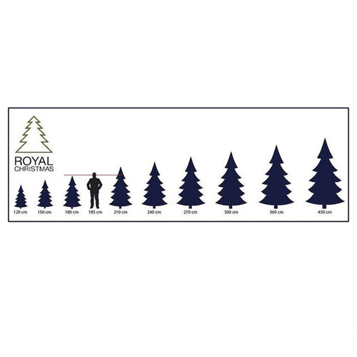 Royal Christmas Royal Christmas® artificial Christmas tree Washington 240 cm with LED lighting