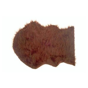 Sheepskin dark brown