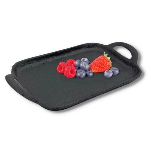 Metal tray - Black - 25 x 14 cm