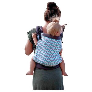 Kinder Hop Kinder Hop Marsupio Basic Zig Zag Turchese