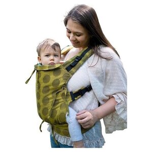 Kinder Hop Nosidełko Kinder Hop dla niemowląt Multi Soft Dots Cotton Yellow Kinder Hop Nosidełko Kinder Hop dla niemowląt Multi Soft Dots Cotton Yellow