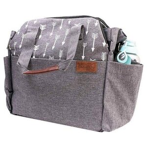 Kinder Hop Borsa fasciatoio Kinder Hop Traveler 43 x 35 cm poliuretano grigio