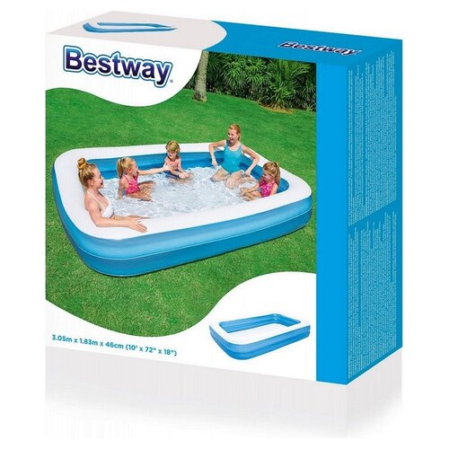 Bestway Familie Zwembad - Opblaasbad - 305 x 183 x 46 cm