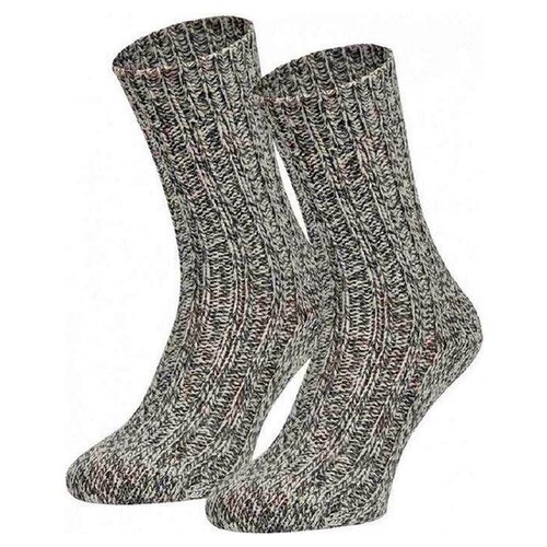 6 Paar Norweger-Socken - Norweger - Grau - Größe 43-45