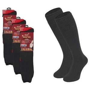 Heat Keeper 3x Heat Keeper Thermo socks Black - Size 41-46