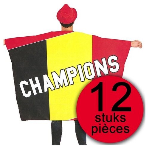 12 Stück Flag Cape Belgien Champions 150x110cm